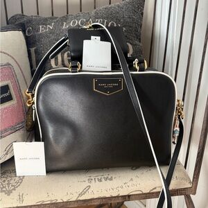 Marc Jacobs Black Crossbody Bag with matching wallet